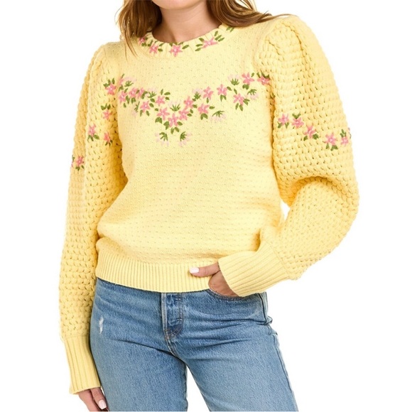 LOVESHACKFANCY Embroidered Sweater - Picture 7 of 16